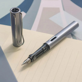 Lamy AL-Star 026 Fountain Pen Fine Graphite With Chrome Metal Clip