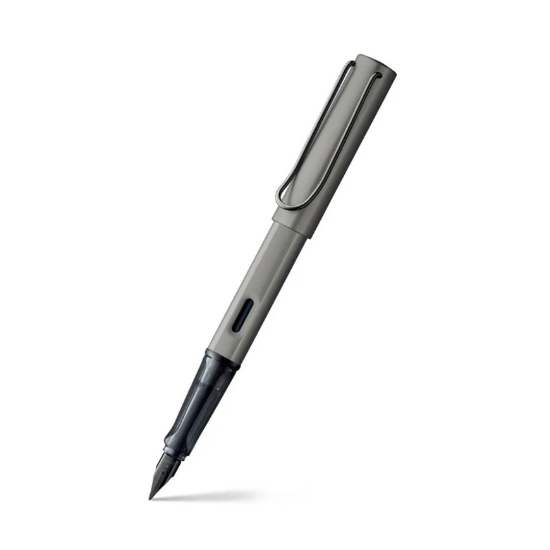 Lamy LX 057 Fountain Pen Medium Ruthenium With Ruthenium Metal Clip