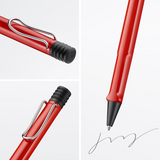 Lamy M16bk Safari Red Medium Nib BallPoint Pen