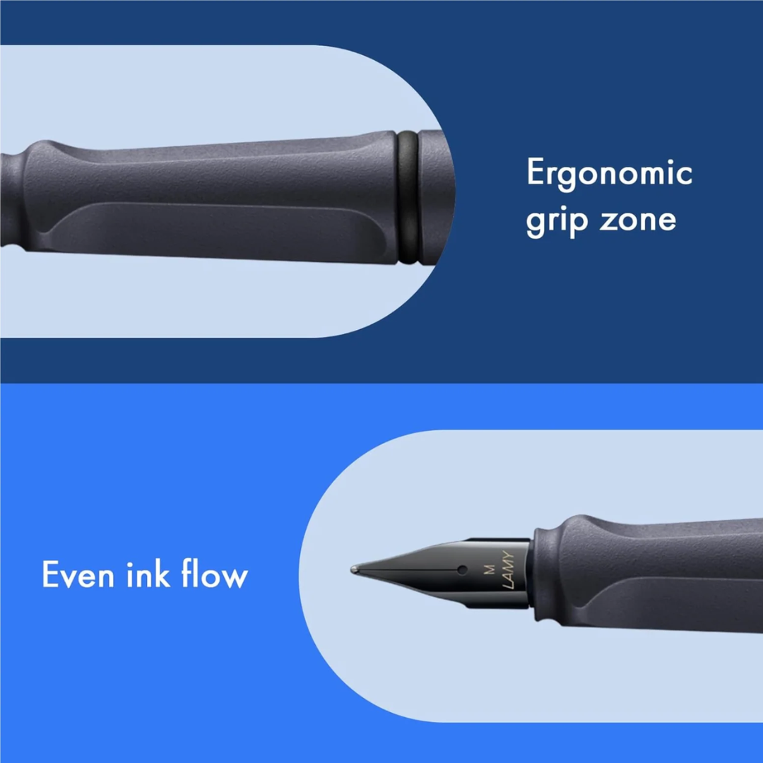 Lamy Safari Steelblack Fountain Pen