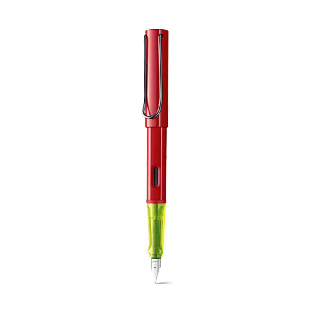 Lamy AL-star Special Edition Glossy Red Fountain Pen Set with Notebook