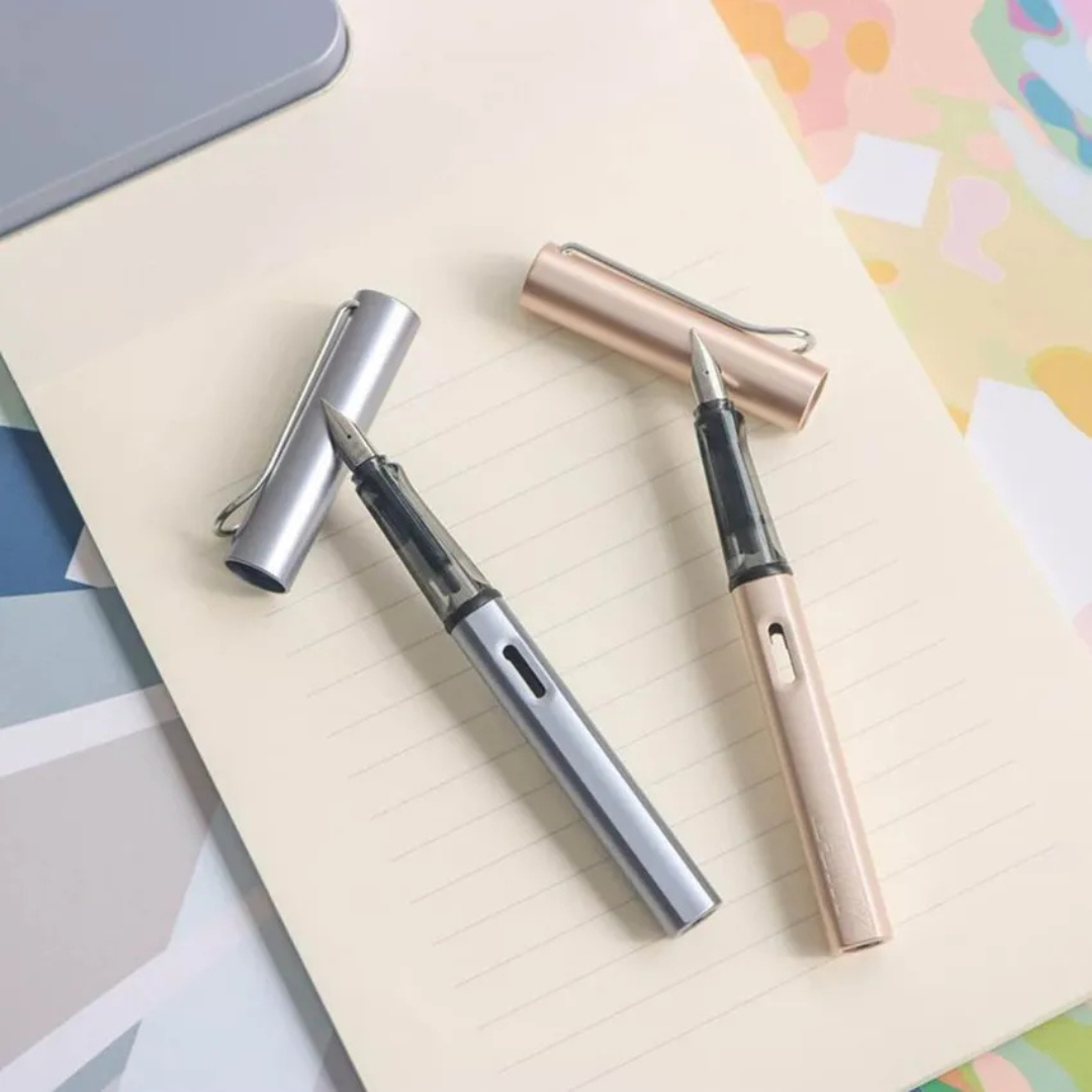Lamy AL-Star 026 Fountain Pen Fine Graphite With Chrome Metal Clip