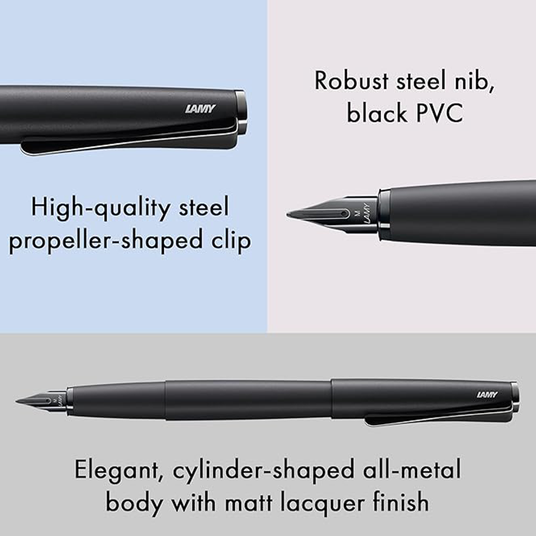 Lamy Studio Lx All Black Fountain Pen