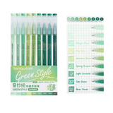 Blue Fruit Gel Pen 0.5mm Set of 9