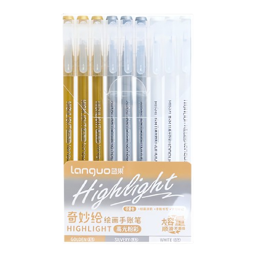 Blue Fruit Gel Pen 0.5mm Set of 9