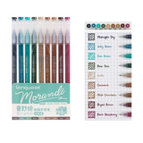 Blue Fruit Gel Pen 0.5mm Set of 9