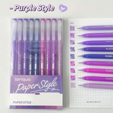 Blue Fruit Gel Pen 0.5mm Set of 9