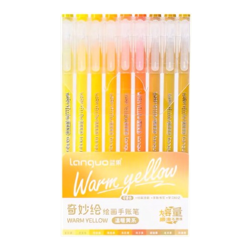 Blue Fruit Gel Pen 0.5mm Set of 9