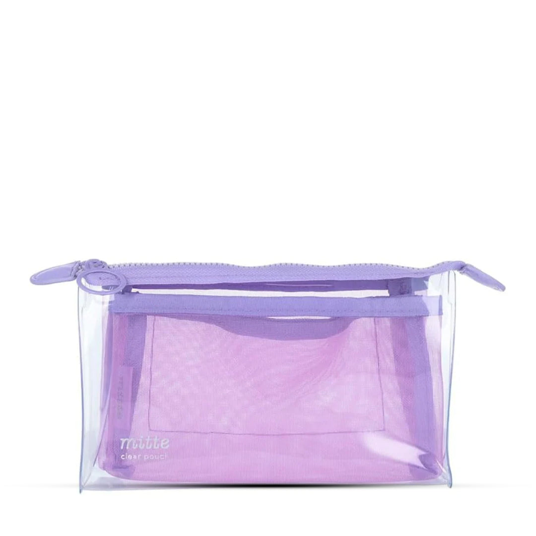 Sun Star Mesh Mitte Clear Pouch