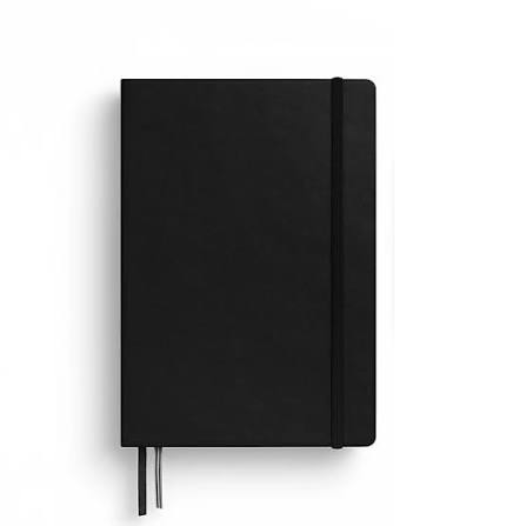 Leuchtturm1917 Ruled Notebook-A5(411) - BLACK