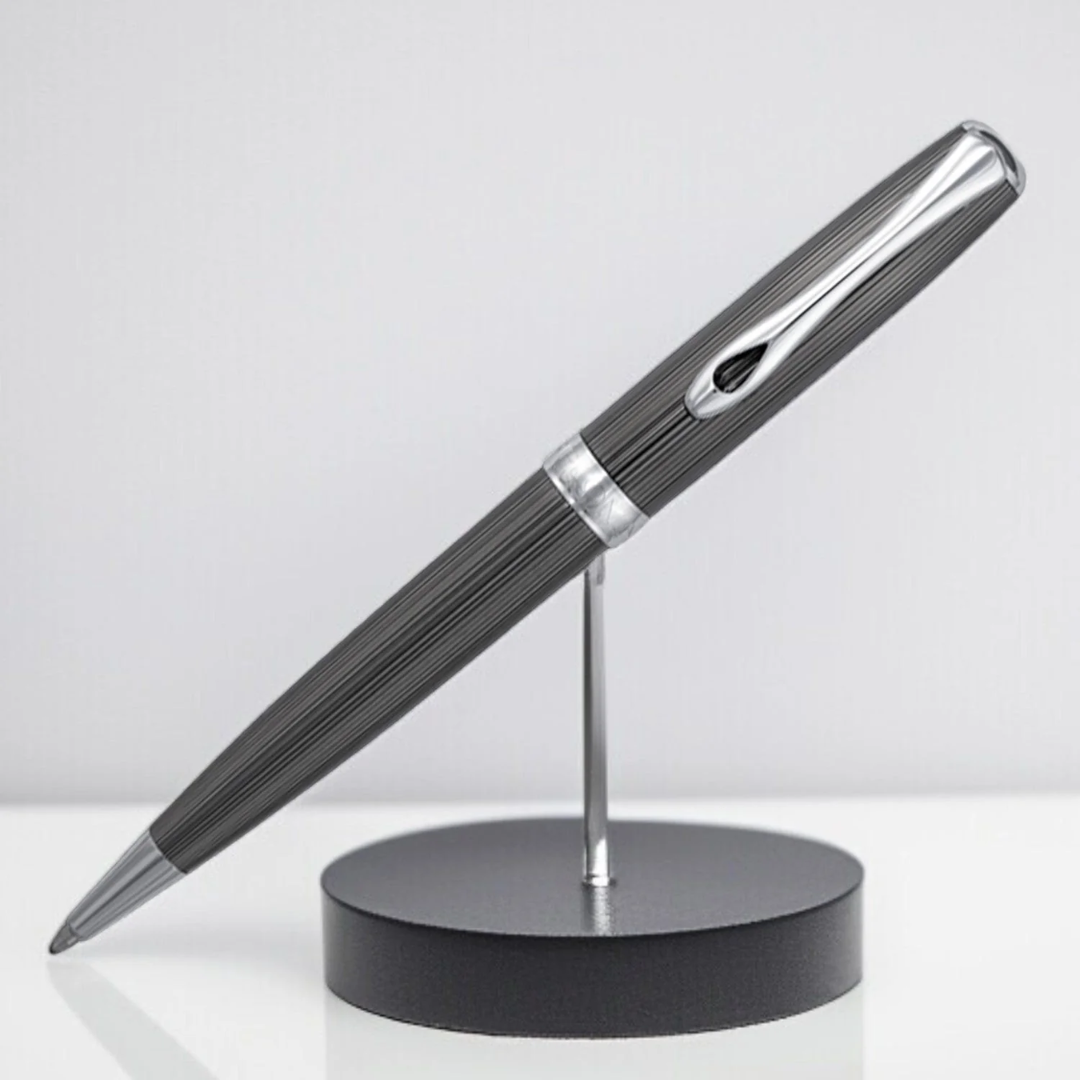 Diplomat Excellence A2 Guilloche Black CT Ballpoint Pen D40222040