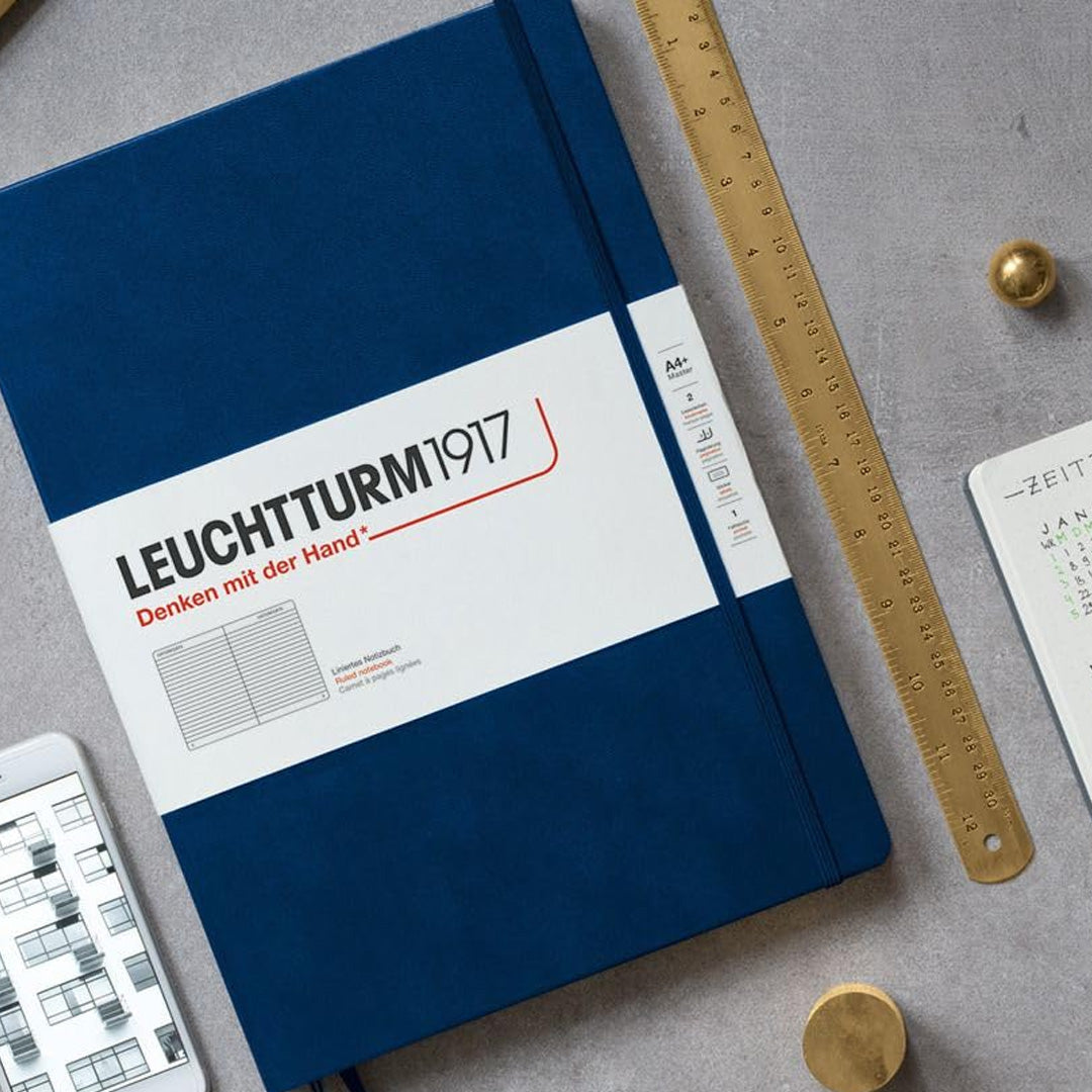 Leuchtturm Hardcover A5 Ruled Notebook