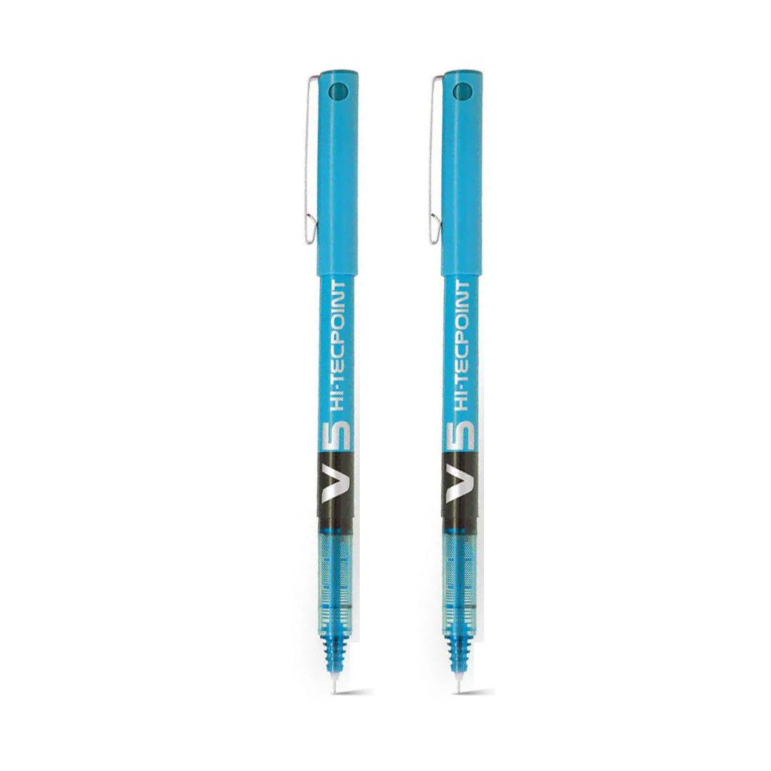 Pilot V5 Hi-Tecpoint Roller Ball Pen Set