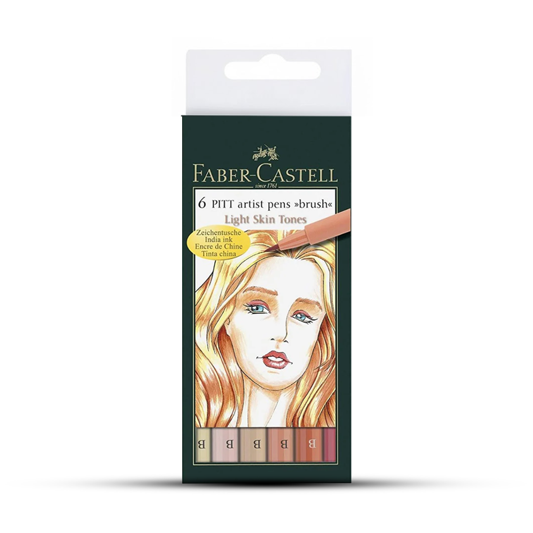 Faber-Castell 6 PITT Artist Pens