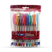 Linc Shine Sparkle Glitter 0.5mm Gel Pen Set