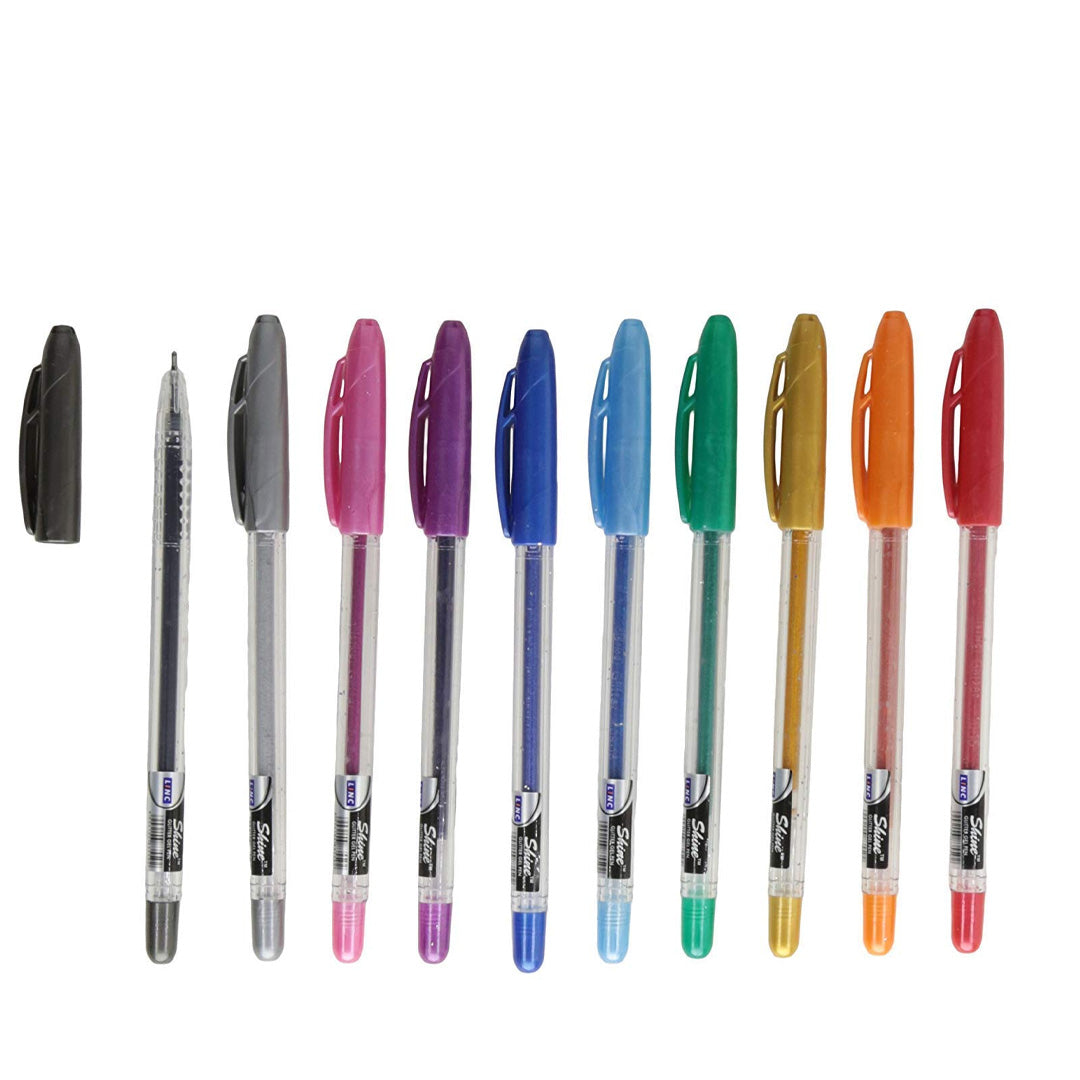 Linc Shine Sparkle Glitter 0.5mm Gel Pen Set