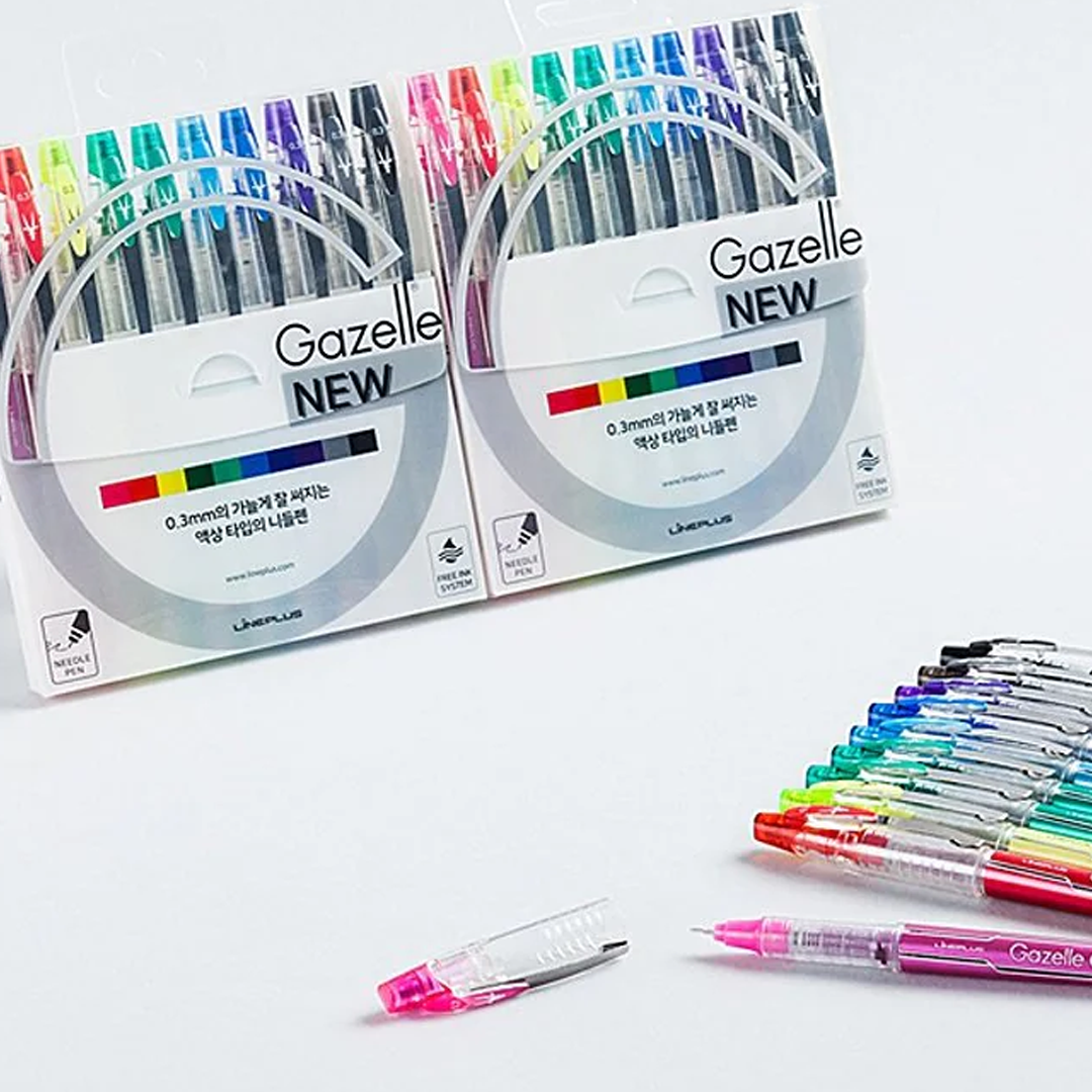 Lineplus 0.3mm Gel Pens