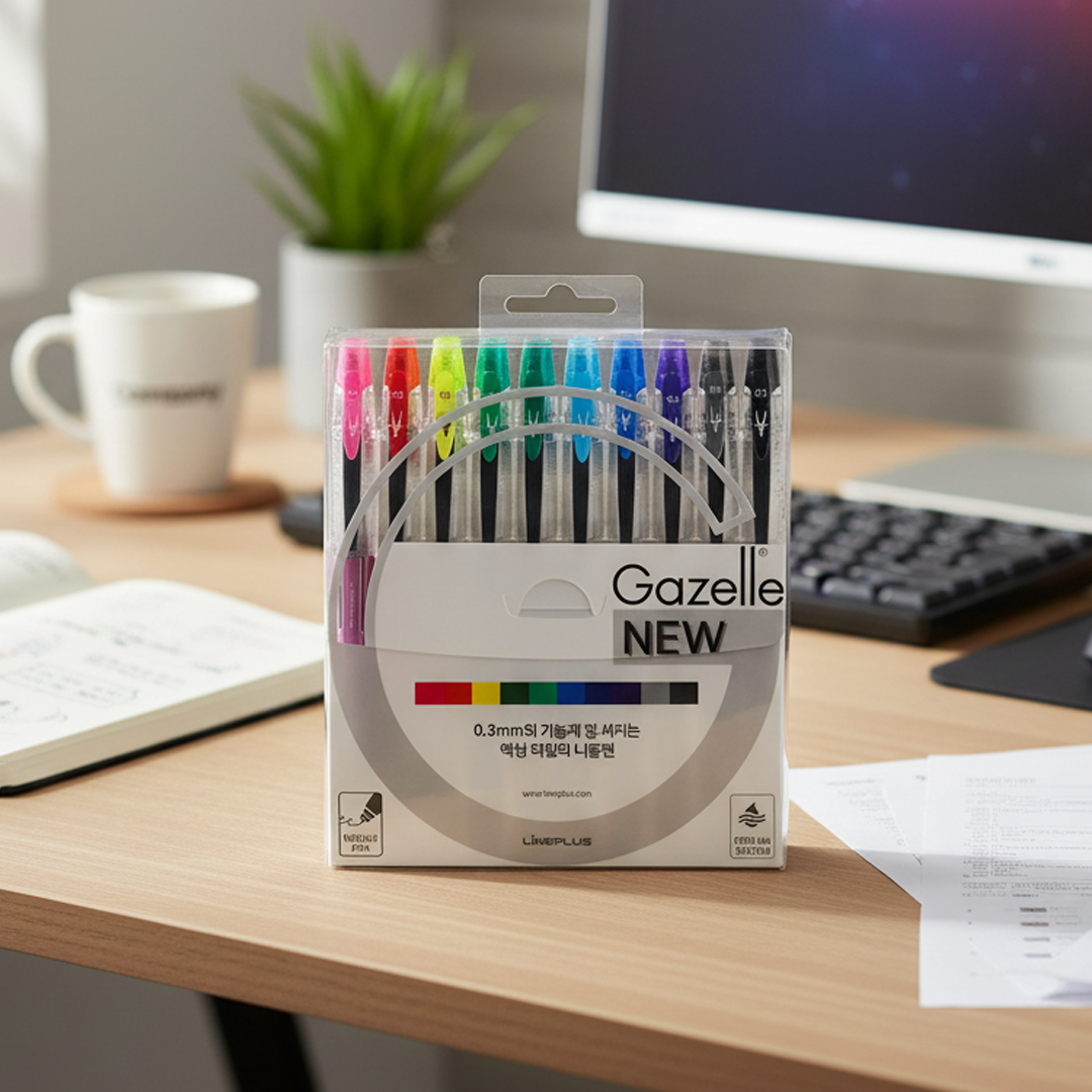 Lineplus 0.3mm Gel Pens