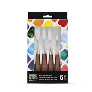Liquitex Basics Metal Painting Knife - Pack of 6