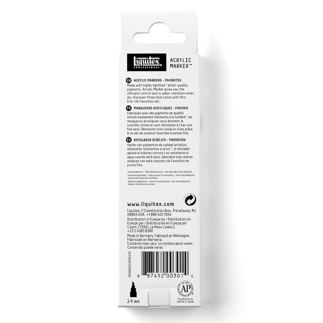 Liquitex Professional Acrylic Marker - Pack of 3