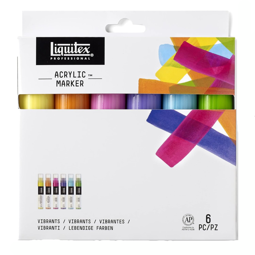Liquitex Professional Acrylic Marker Set - Pack of 6