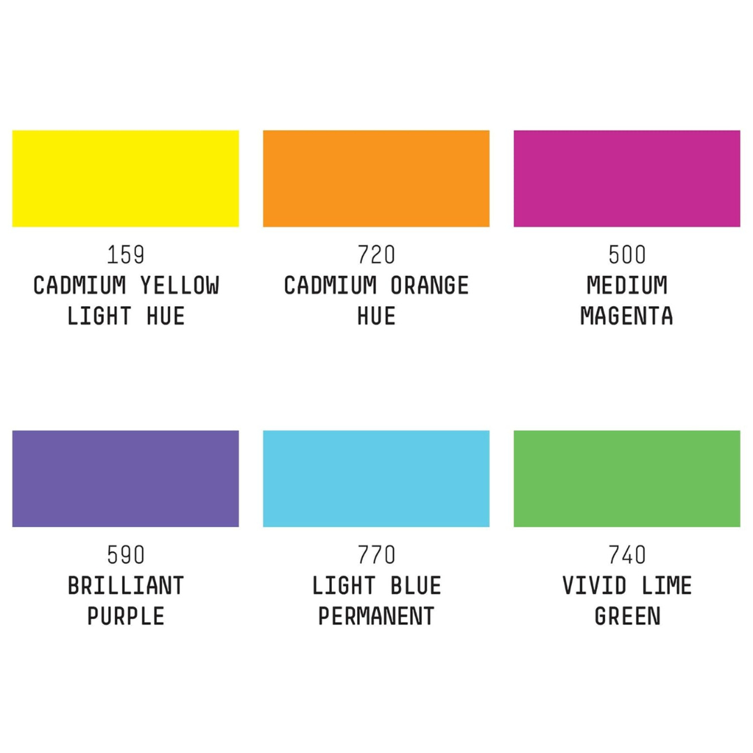 Liquitex Professional Acrylic Marker Set - Pack of 6