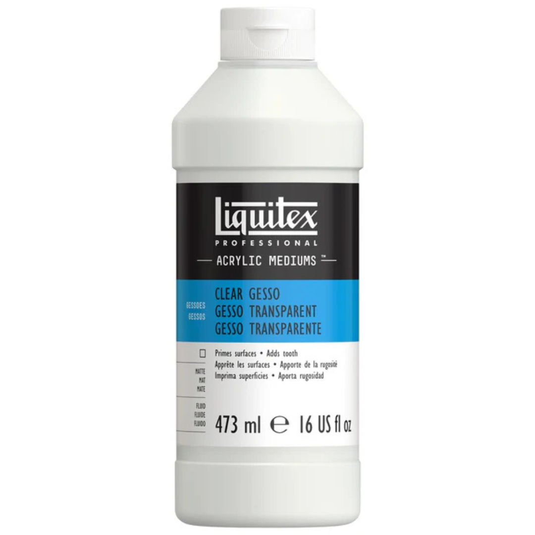 Liquitex Professional White Gesso Surface Prep Medium - 473ml