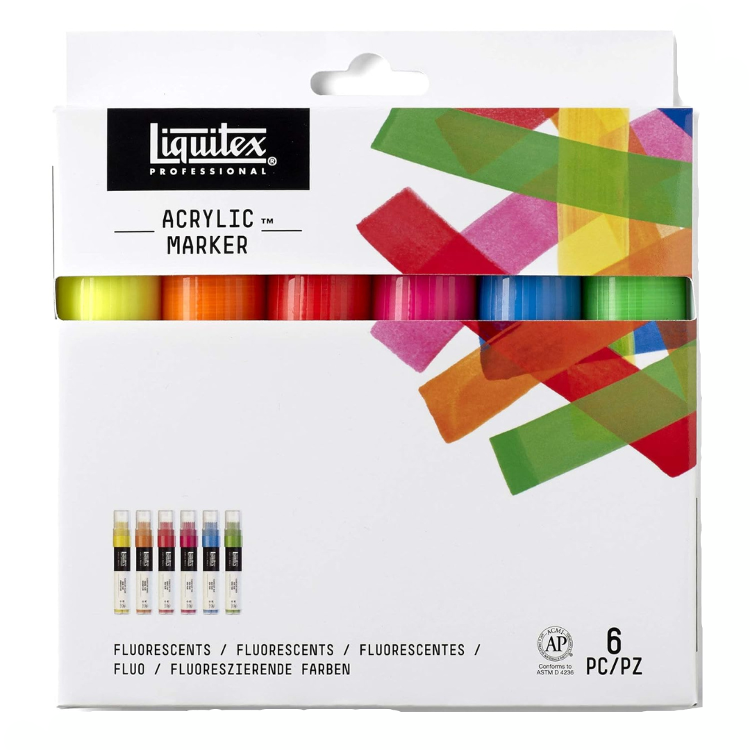 Liquitex Professional Acrylic Marker Set - Pack of 6