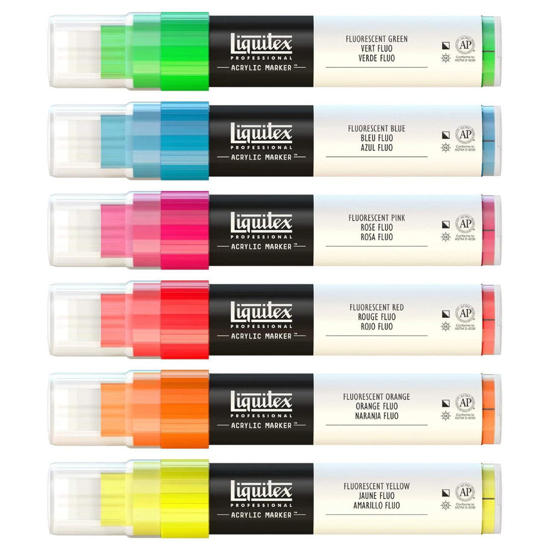 Liquitex Professional Acrylic Marker Set - Pack of 6