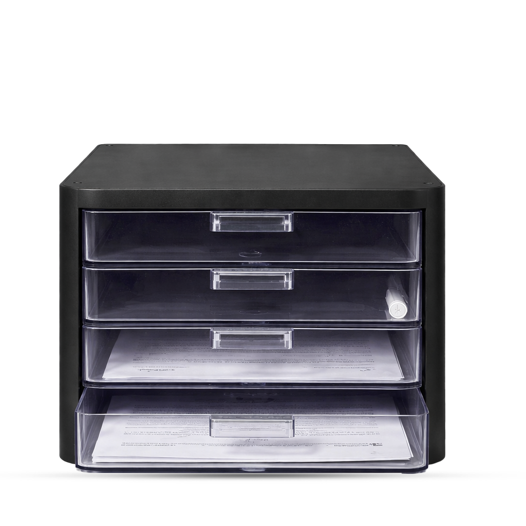Litem Clear 4 Drawers Multi Cabinet