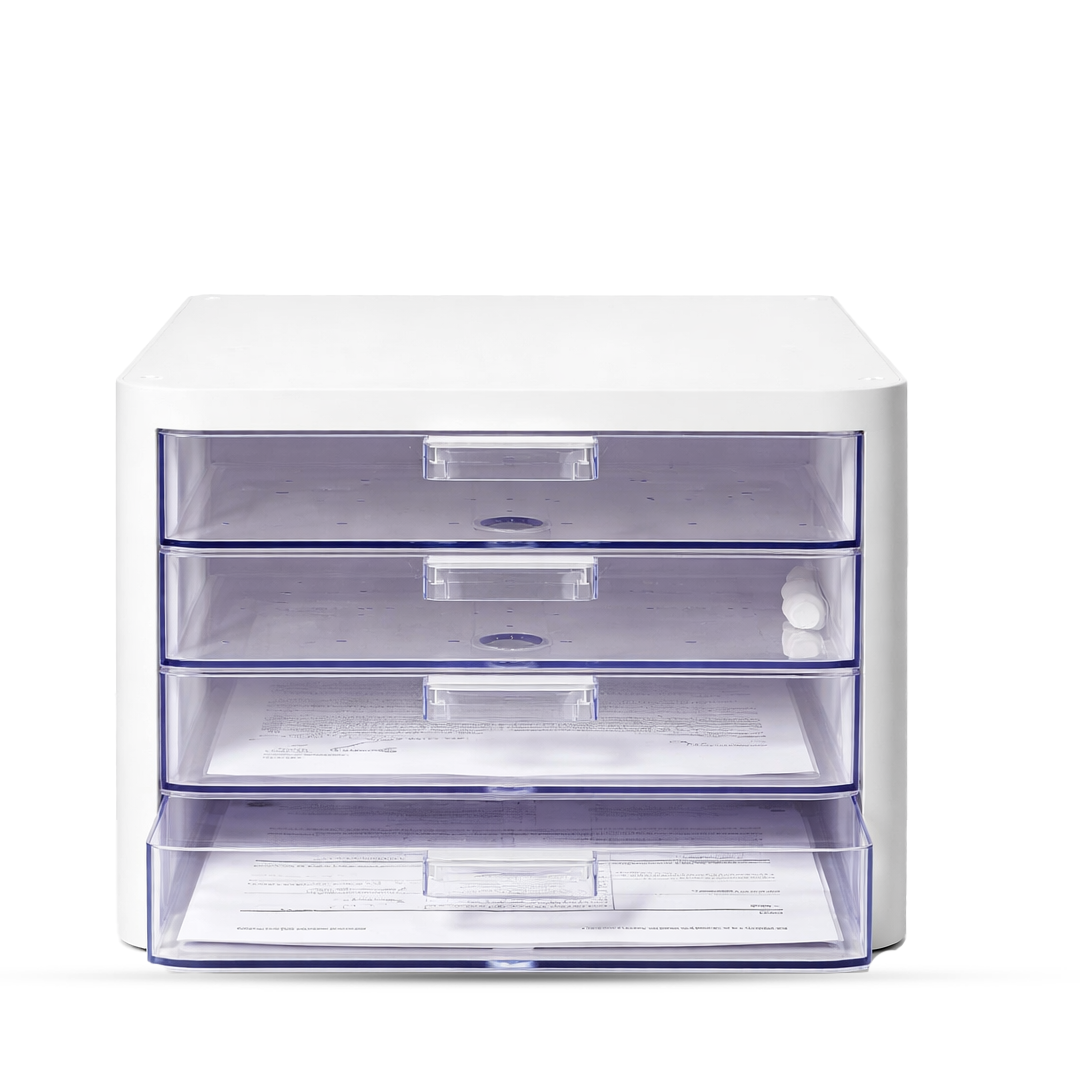 Litem Clear 4 Drawers Multi Cabinet