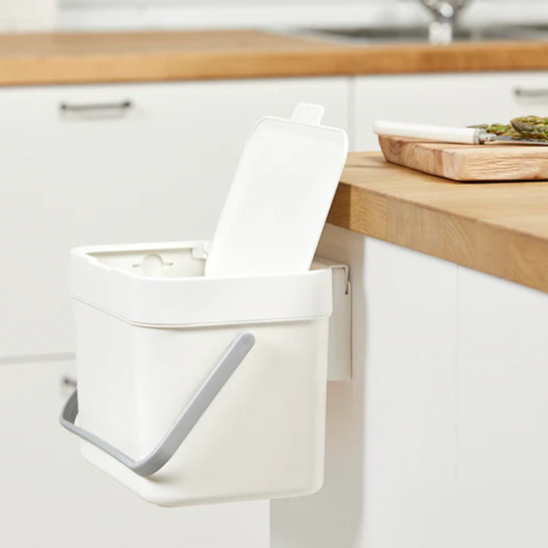 Litem Hanging Food Waste Bin with Basket