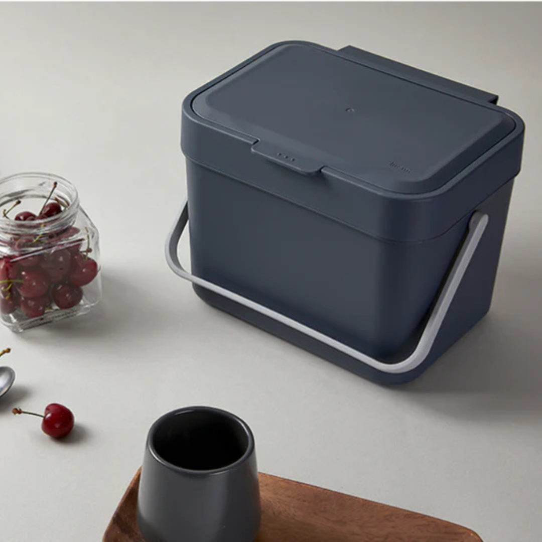 Litem Hanging Food Waste Bin with Basket