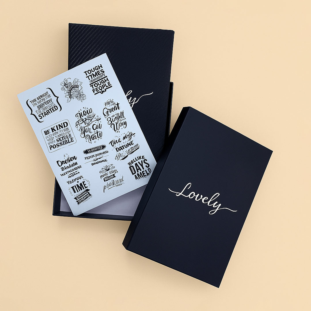 Lovely Store Carbon Fiber Weekly Planner