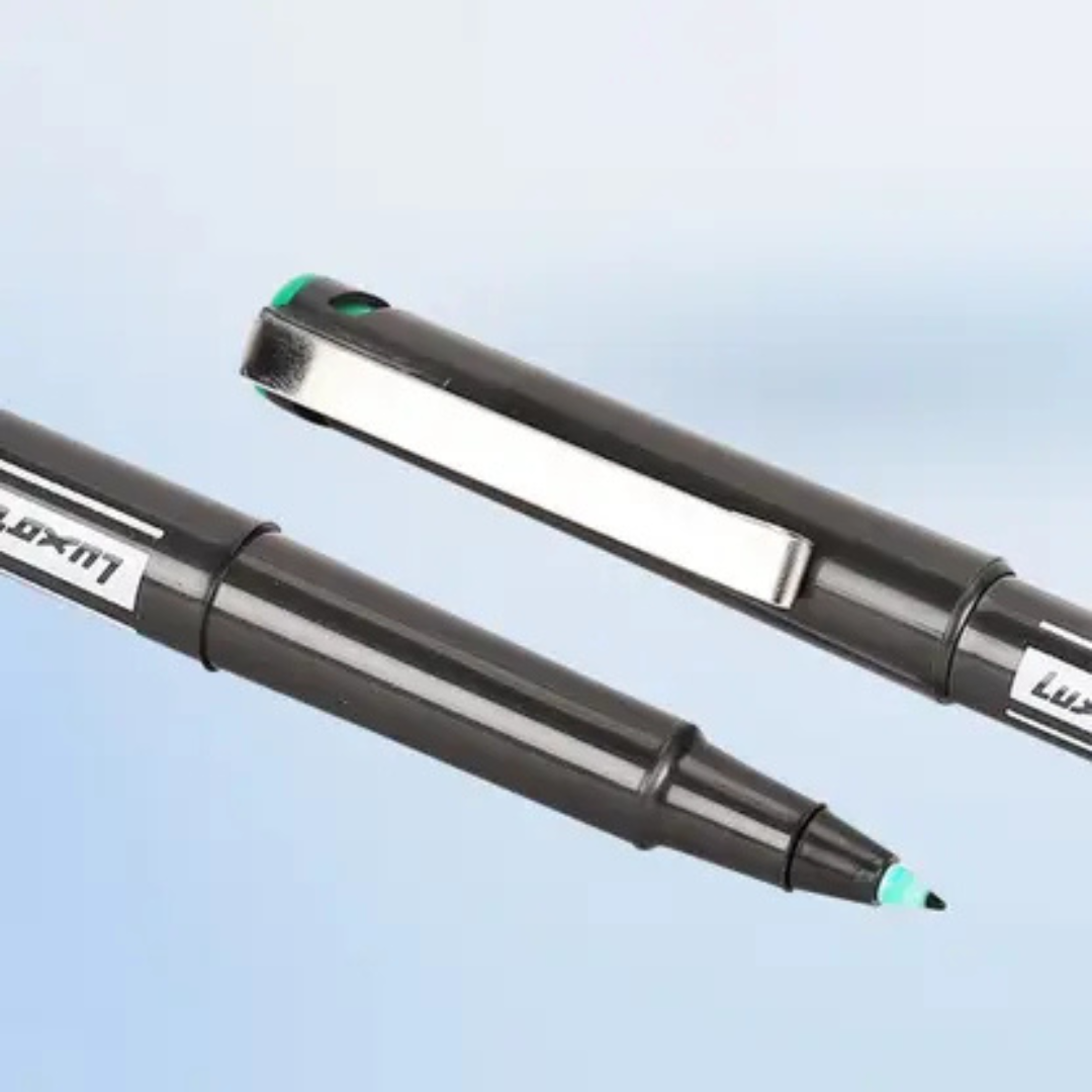 Luxor Multi-Utility OHP/ CD/ DVD Multicolor Marker Pack of 3-Per Pack 5 Markers