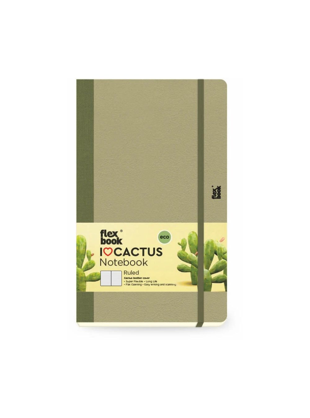 Flexbook A5 Size Ruled Eco Notebook 192 Pages - Desert Sand Cactus