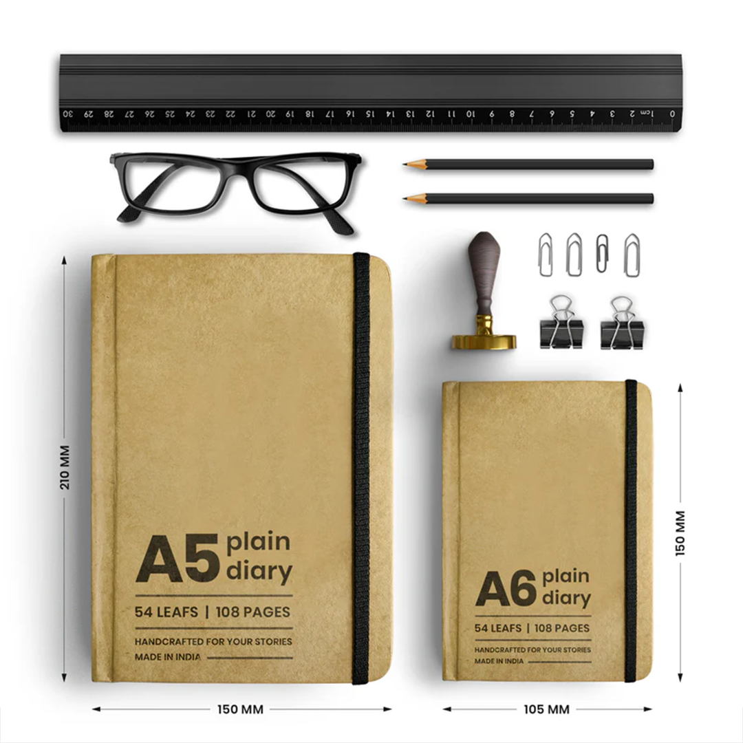 CHOCO PATTERN - Handcrafted Diary MOOCH DESIGN STUDIO