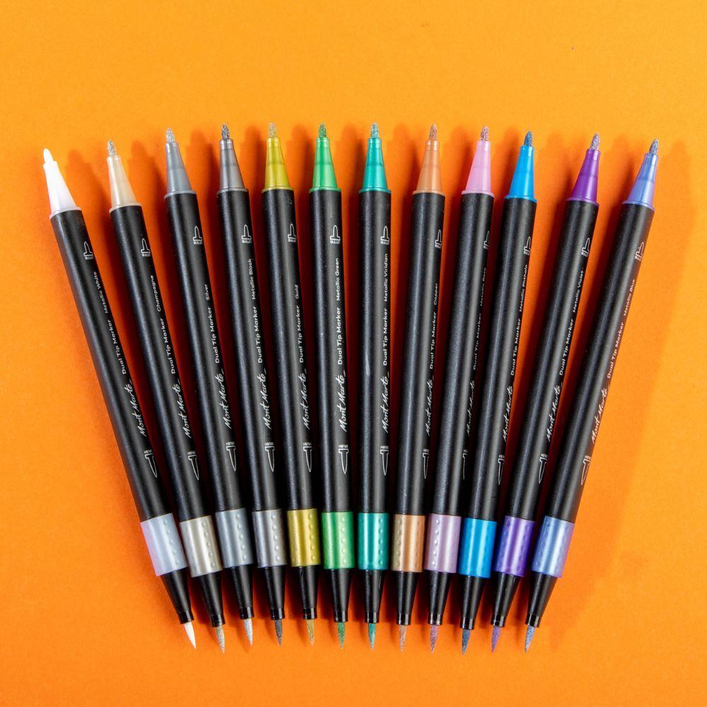Mont Marte Dual Tip Dot Markers Signature - 12pc