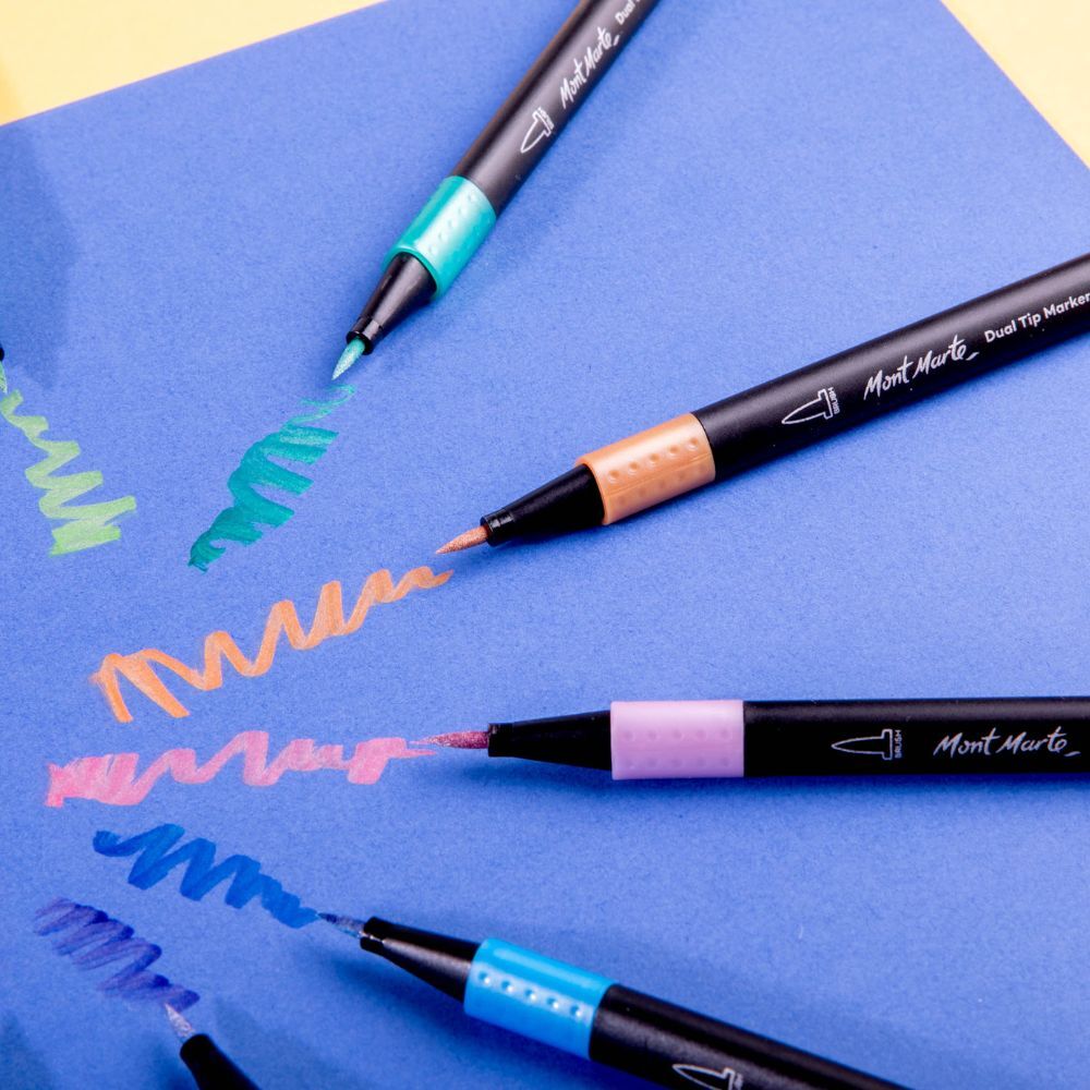 Mont Marte Dual Tip Dot Markers Signature - 12pc