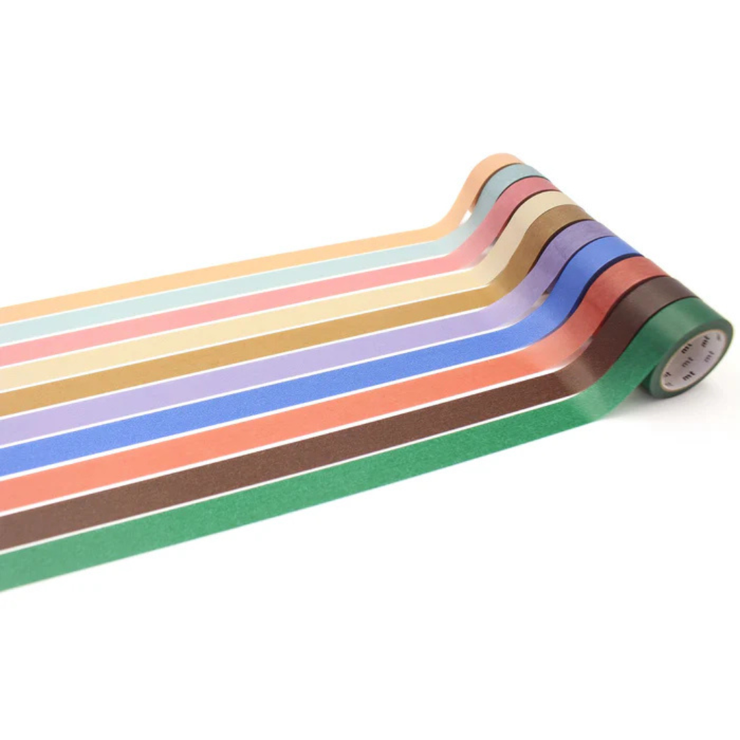 MT Muted Color Washi Multicolor Tape