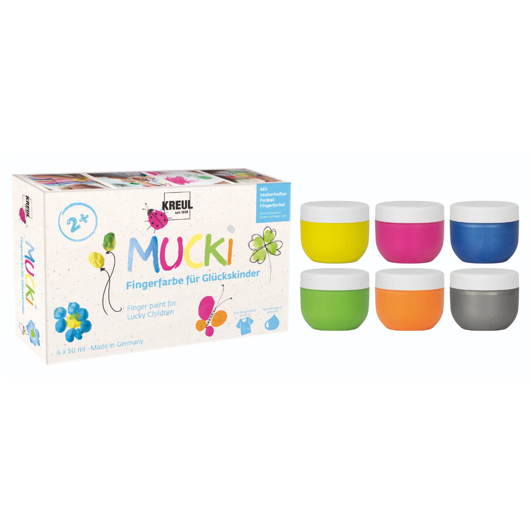 Kreul Mucki Children of Fortune Finger paint Set