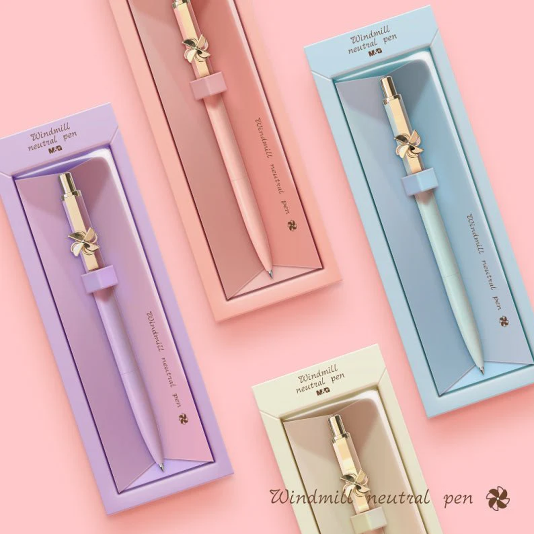 M&G Windmill Neutral Pen Gel Pen