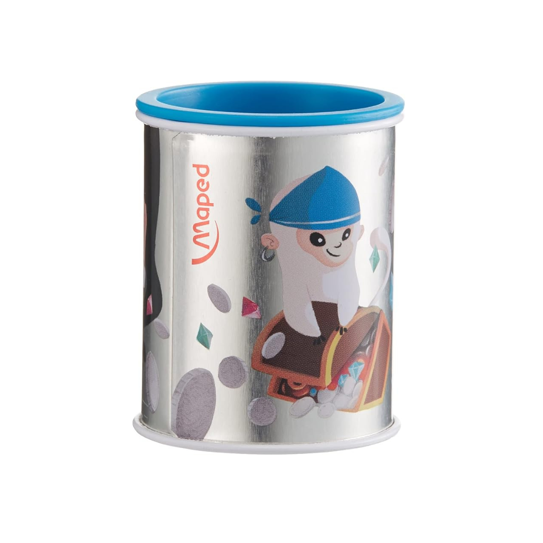Maped 2-Hole Multicolor Tattoo Metal Can Sharpener