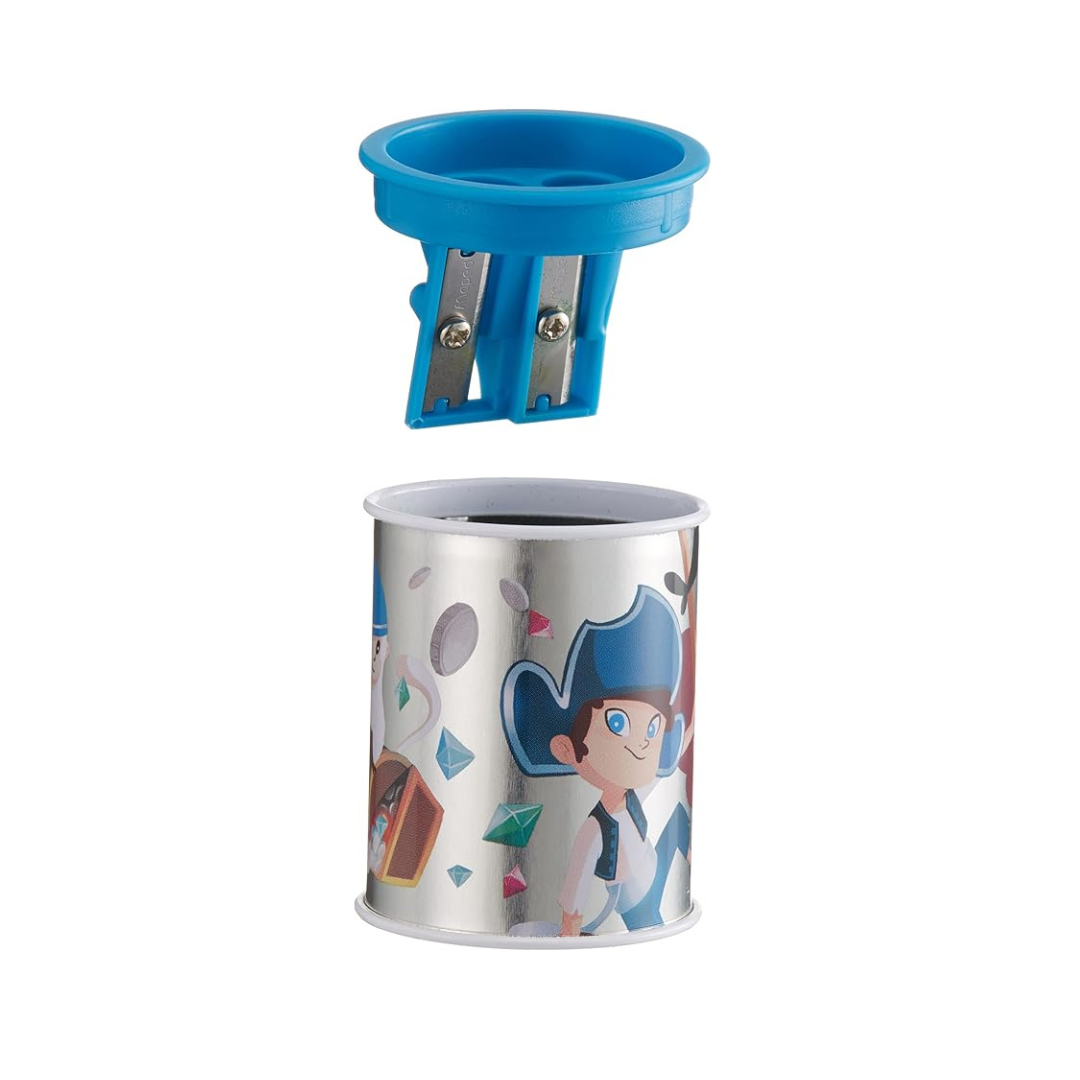 Maped 2-Hole Multicolor Tattoo Metal Can Sharpener