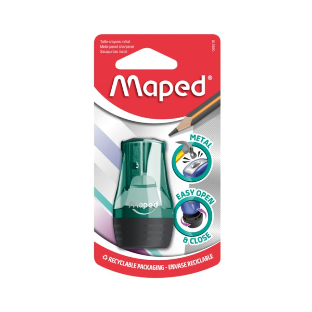 Maped Tonic Metal 1 Hole Sharpener With Plastic Body