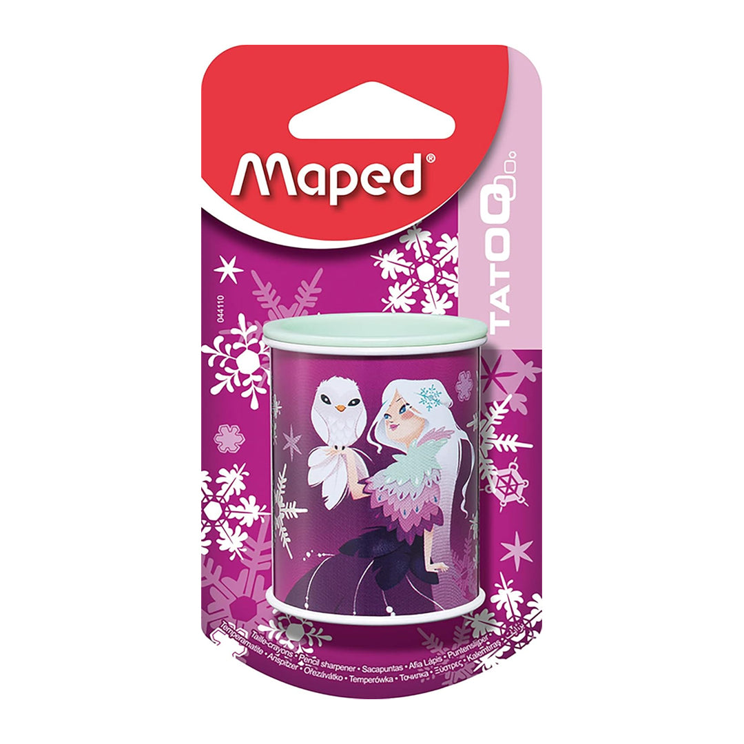 Maped 2-Hole Multicolor Tattoo Metal Can Sharpener