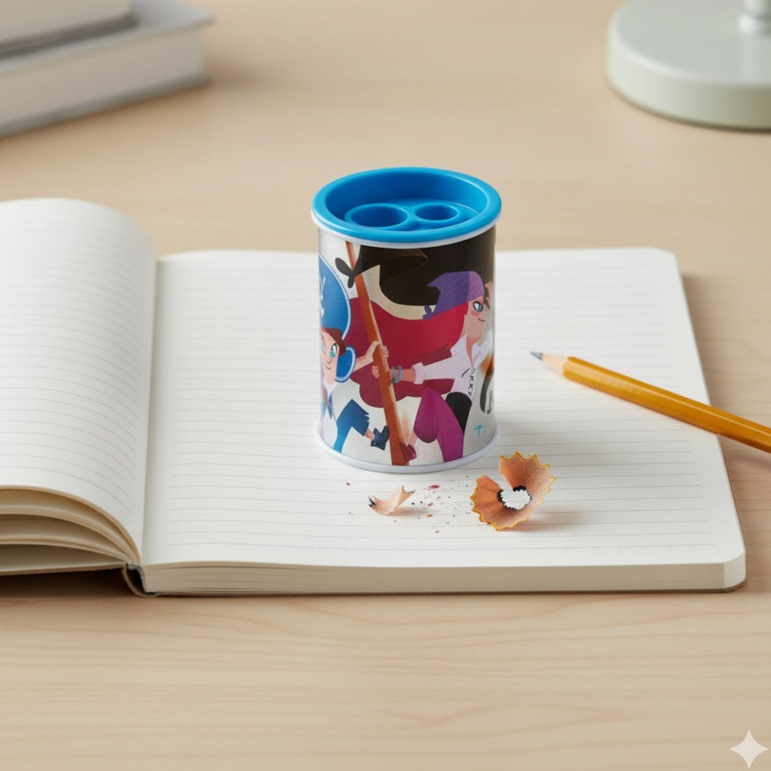 Maped 2-Hole Multicolor Tattoo Metal Can Sharpener