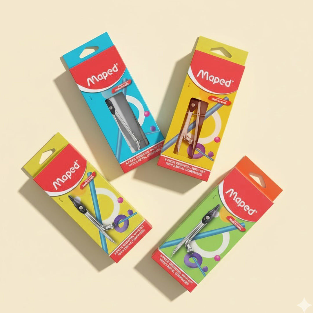 Maped 9 PC Instrument Essential Math Set