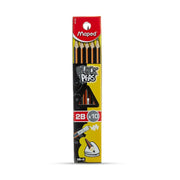 Maped Black Peps 2B Triangular Pencils