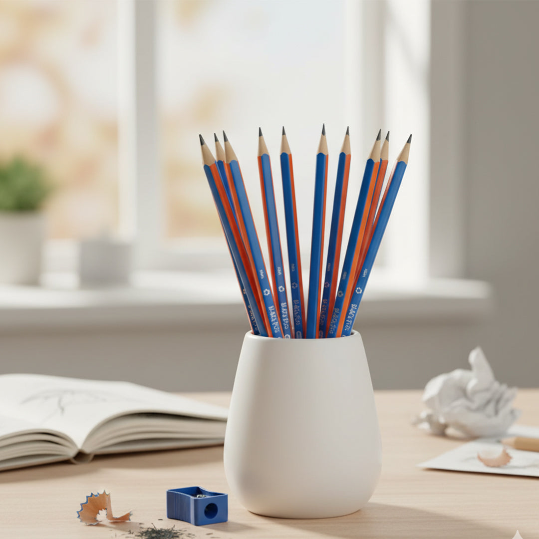 Maped Black Peps Right Dark Graphite Pencils